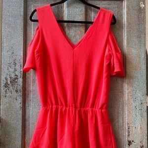 Shoulder Cut Out Romper